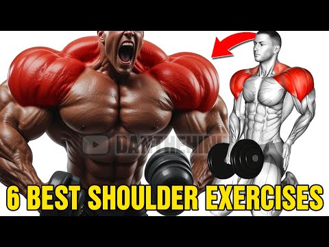 CRAZY Shoulder Workout - 6 Exercises For Bigger Shoulders thumbnail