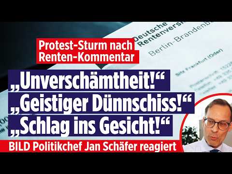 Streit um Rente mit 70 eskaliert: BILD-Politikchef reagiert auf heftige Leser-Proteste thumbnail