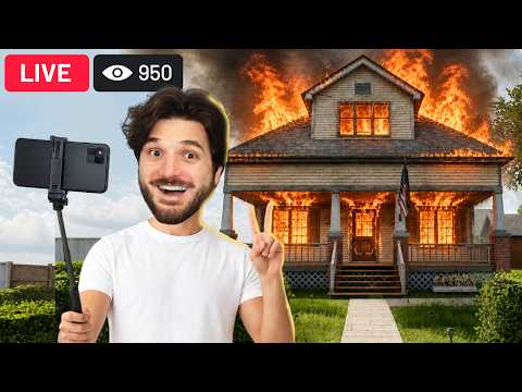 COMECEI A FAZER LIVES, MAS EU FAÇO TUDO POR VIEWS! (até cometer crimes) thumbnail