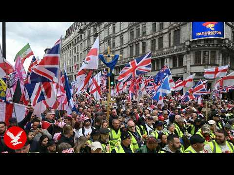 Tommy Robinson’s Unite the Kingdom marchers fill central London streets thumbnail