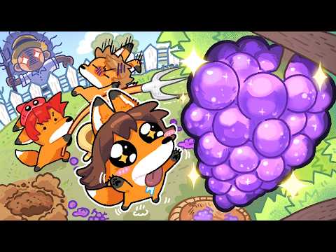 귀요미(?) 여우 삼남매의 포도 농장 습격 사건🍇 thumbnail