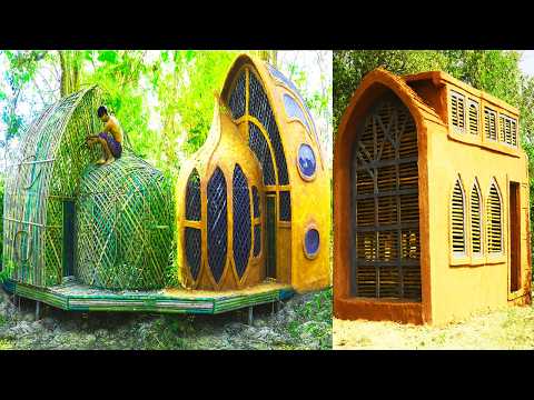 DIY Satisfying: Primitive Construction from Digging to Mud Walls | Amazing Top Full thumbnail