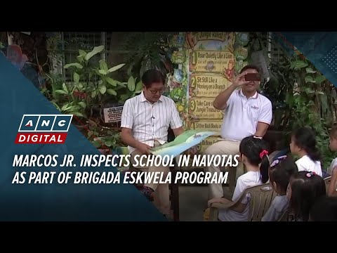 Marcos Jr. inspects school in Navotas as part of Brigada Eskwela program | ANC thumbnail