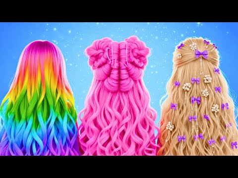 Ich will rosa Haare 💖 Süßes Schönheits-Makeover thumbnail