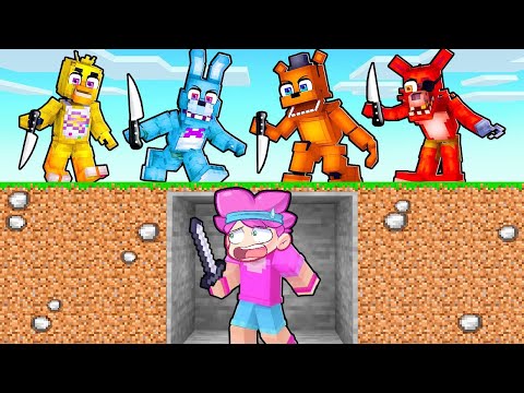 1000 ANIMATRÓNICOS VS BASE SEGURA en MINECRAFT 😱 FNAF 2 LA PELICULA thumbnail