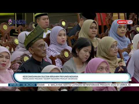 20626 -BP- KEBIJAKSANAAN SULTAN IBRAHIM PAYUNGI NEGARA KERAJAAN MADANI TADBIR NEGARA PENUH DEDIKASI thumbnail