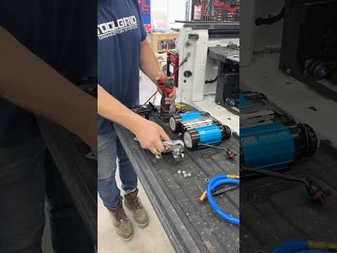 Getting the @ARB4x4USA compressor from @northridgenation installed in the JT thumbnail