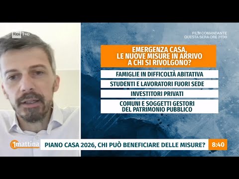 Piano Casa 2026: incentivi e condizioni - Unomattina 20/05/2026 thumbnail