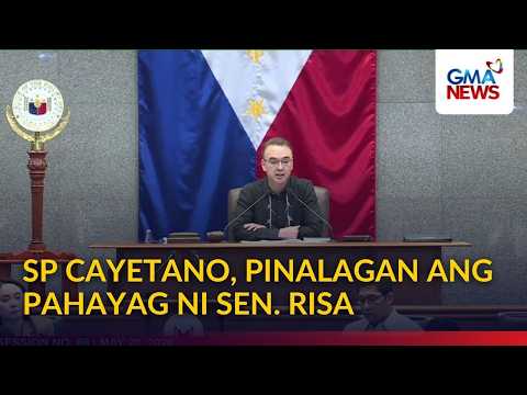 SP Cayetano, hiniling na pag-usapan ang barilan sa Senado sa Lunes | GMA News thumbnail