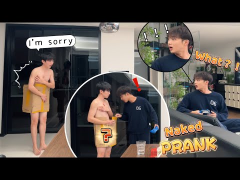 My Boyfriend Came Home From A Party Completely Naked Except For A Cardboard Box...😳Gay Couple Prank🤣 thumbnail