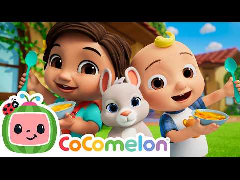 Yes Yes Vegetables | ? The Hungry Easter Bunny! ? | CoComelon Nursery Rhymes & Kids Songs thumbnail