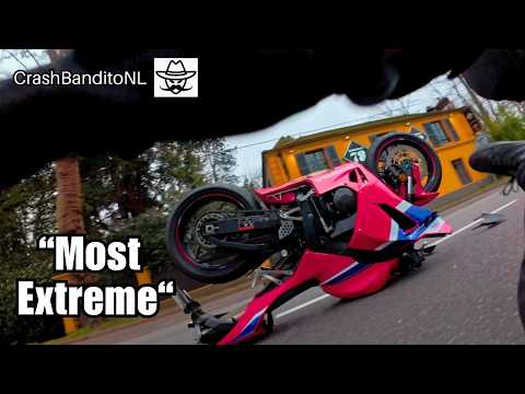 Most Extreme Motorcycle Crashes | CrashBanditoNL thumbnail
