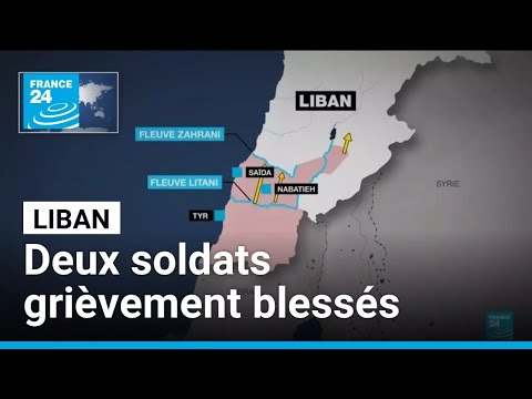 Nouvelles frappes israéliennes au Liban : deux soldats libanais grièvement blessés • FRANCE 24 thumbnail