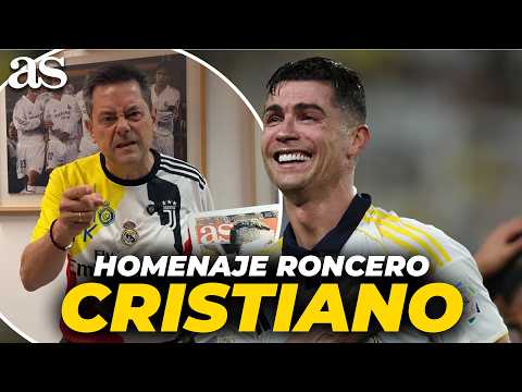 RONCERO CELEBRA el DOBLETE HISTÓRICO de CRISTIANO RONALDO thumbnail