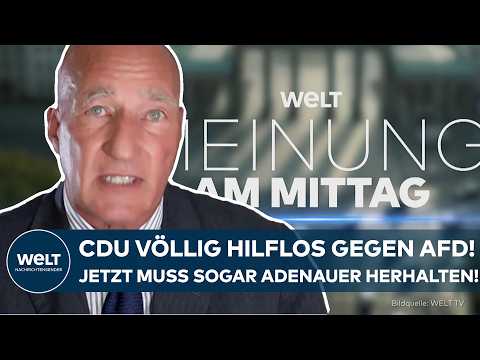 LEMMER: CDU wirkt völlig hilflos gegen AfD! Jetzt muss sogar Konrad Adenauer herhalten in der Not! thumbnail
