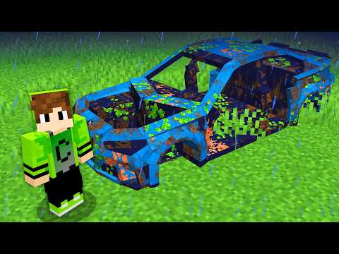 TINHA um CARRO ABANDONADO ESCONDIDO no Minecraft! thumbnail