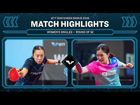 Tin-Tin Ho vs Miyuu Kihara | WS R32 | #WTTSkopje 2026 thumbnail