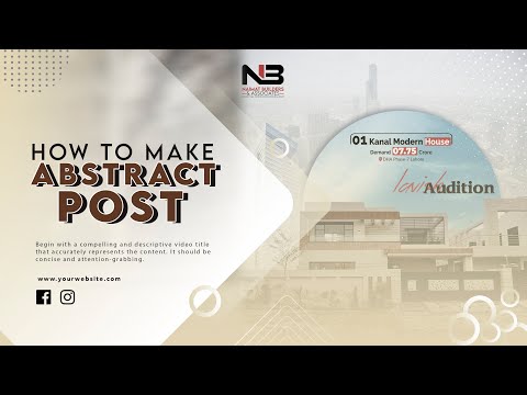 how to make an abstract post thumbnail