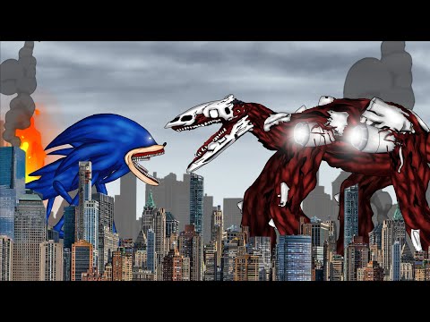 Shin Sonic Tapes vs Infected Sky . Animation Drawing Cartoon. thumbnail