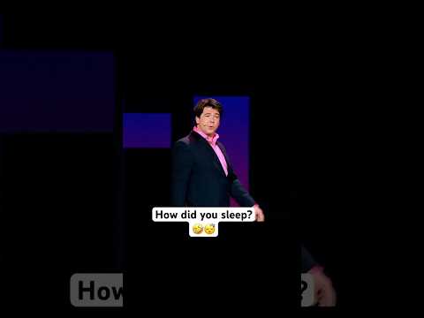 How did you sleep? 🤣😴 #michaelmcintyre #standupcomedy thumbnail