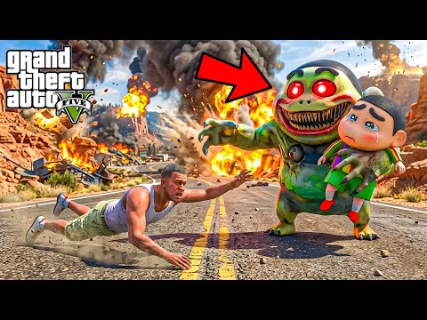 GTA 5 : Franklin & Shinchan Trapped By Mysterious Shinchan Monster!? | GTA 5 Bangla Gameplay thumbnail