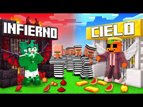 Abrí Prisiones de INFIERNO y CIELO en Minecraft! thumbnail