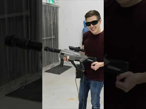 This laser blaster cuts through metal thumbnail