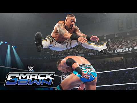 Carmelo Hayes and Ricky Saints collide in electric fight: SmackDown highlights, May 29, 2026 thumbnail