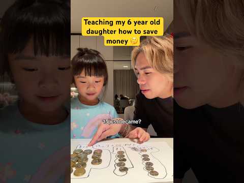 Teaching my 6 year old daughter how to save money 🤔 thumbnail