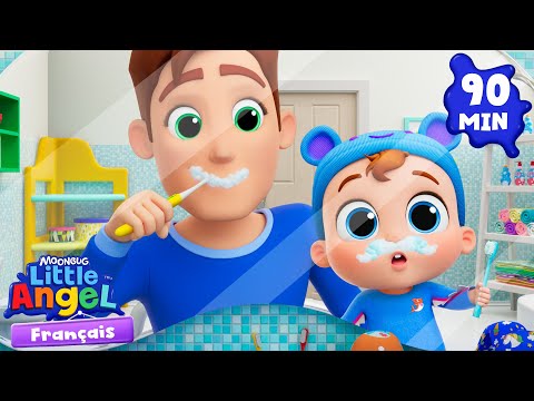 Mâche mâche | Comptines avec Bébé Louis | Little Angel Français thumbnail