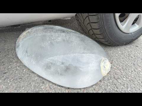 ICE COCA COLA BALLOON VS CAR, Coca Cola Zero, PowerAde, Fanta, Sprite, Fruko and Mentos Diff Unde thumbnail