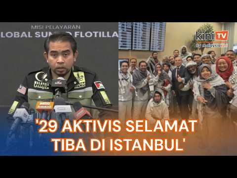 GSF 2.0: 29 aktivis Malaysia ditahan Israel kini bebas, tiba KLIA Ahad ini thumbnail