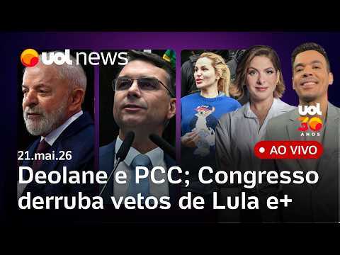 Flávio Bolsonaro vai aos EUA ver Trump, diz pré-campanha; Deolane é presa; Queda de vetos de Lula e+ thumbnail