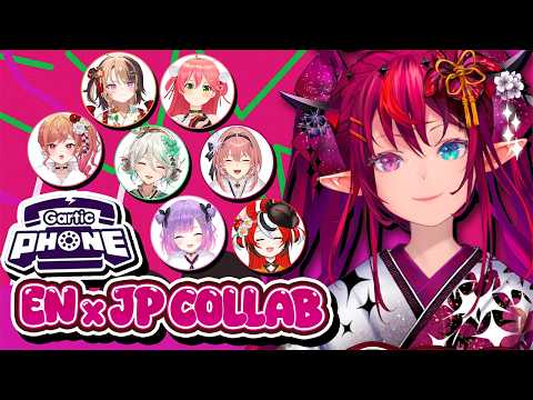 【HOLO EN x JP GARTIC PHONE】My Paintbrush has SOUL thumbnail
