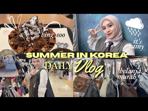 DAILY VLOG SAMBIL HUJAN2 AN DI SEOUL ?? JAJANAN SUMMER, PHOTOBOX, BELANJA MURAH MUST VISIT! ? thumbnail