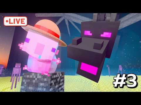 #3 🔴Attack on the Nether Fortress! ~Noob Axolotl Gonna be EnderDragon Slayer🔥!!! ~ thumbnail