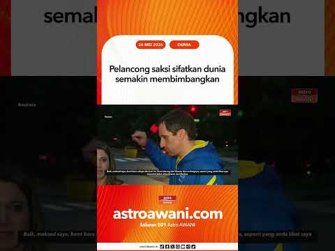 Pelancong saksi sifatkan dunia semakin membimbangkan thumbnail