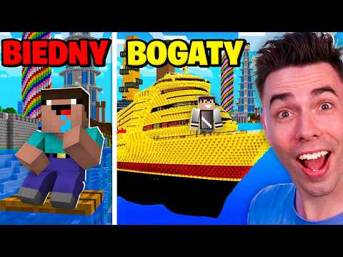 BIEDNY vs BOGATY w KONKURSIE BUDOWANIA na YACHT w Minecraft! thumbnail