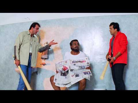 शहर के सबसे बड़े डॉन को बाथरूम में घुसकर पीटा | Sanjay Dutt - Govinda | डबल धमाल कॉमेडी thumbnail