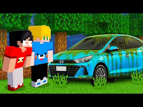 ENCONTREI um CARRO REALISTA ABANDONADO no Minecraft! thumbnail