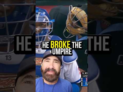The Umpire loses it. ? #baseball #baseballszn #mlb thumbnail