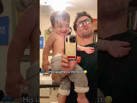 Behind every laughing baby is a dad doing the most😊#DadAndBaby #DadLife #FunsnyDad #familymoments thumbnail