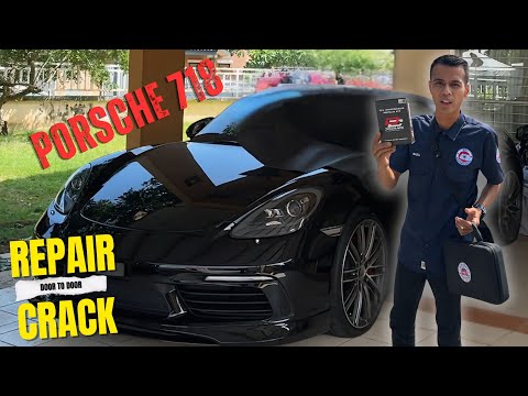 TAMPAL CERMIN RETAK DOOR TO DOOR | PORSCHE 718 CAYMAN thumbnail