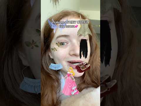 Making an Outfit for AURORA💞✨🌸 #aurora #sleepingbeauty #fyp #foryou #youtubeshorts thumbnail