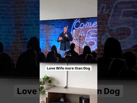 You have to be very clear after being away #doglover #couplecomedy #standup  #cleancomedy thumbnail