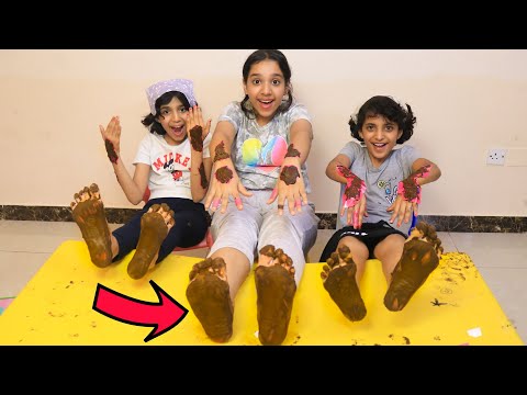 شفا والبنات حطوا حنة في رجولهم للعيد ! thumbnail