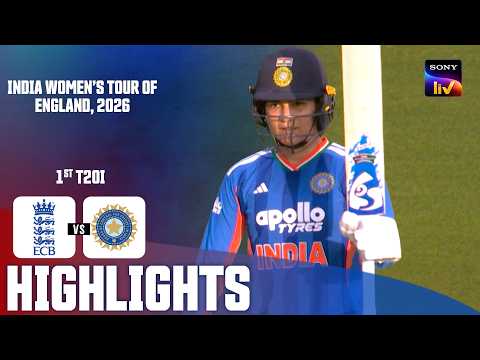 ENG W vs India W | 1st T20I | Highlights | India Women's Tour Of England 2026 thumbnail