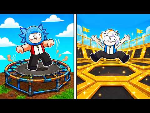 CONSTRUI EL PARQUE DE TRAMPOLINES MAS GRANDE COMPLETO (ROBLOX) thumbnail