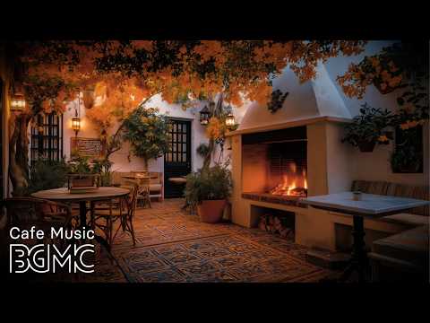 Orange Blossom Terrace Café & Coffee Jazz ☕ Relaxing Bossa Nova for Sleep & Study thumbnail