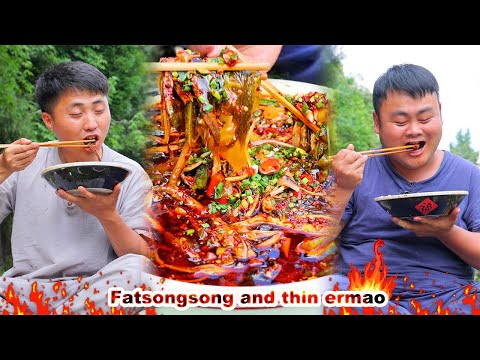 Ermao caught a bucket of eels, and Songsong cooked them into a delicious dish. It tastes amazing! thumbnail